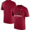 Nike Men's Heathered Cardinal Arkansas Razorbacks Team Football Legend T-Shirt -Deals Arizona Wildcats Store DSCO1147987680 4633