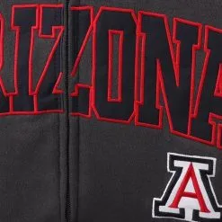 Colosseum Youth Charcoal Arizona Wildcats Applique Arch & Logo Full-Zip Hoodie -Deals Arizona Wildcats Store DSCO1148306680 1904 ALT2