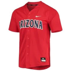 Nike Men's Red Arizona Wildcats Vapor Untouchable Elite Full-Button Replica Baseball Jersey -Deals Arizona Wildcats Store DSCO1148310454 2910 ALT2