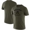 Men's Nike Olive Arizona Wildcats Stencil Arch Performance T-Shirt