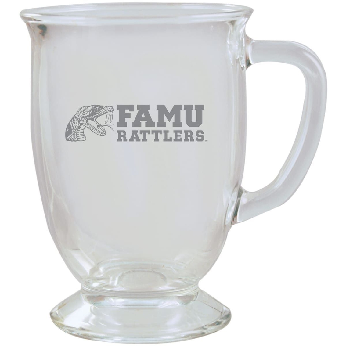 The Memory Company Florida A&M Rattlers 16oz. Cafe Glass Mug 4 The Memory Company Florida A&M Rattlers 16oz. Cafe Glass Mug - Image 2