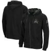 Men's Colosseum Black ECU Pirates OHT Military Appreciation Waffle Full-Zip Hoodie -Deals Arizona Wildcats Store DSCO1148311424 1007