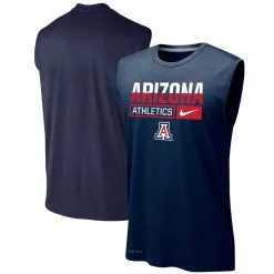 Nike Men's Navy Arizona Wildcats Wordmark Drop Legend Performance Tank Top