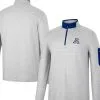 Colosseum Men's Heathered Gray/Navy Arizona Wildcats Country Club Windshirt Quarter-Zip Jacket -Deals Arizona Wildcats Store DSCO1148311852 1927