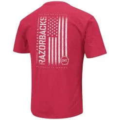 Colosseum Men's Heather Cardinal Arkansas Razorbacks OHT Military Appreciation Flag 2.0 T-Shirt 9 Colosseum Men's Heather Cardinal Arkansas Razorbacks OHT Military Appreciation Flag 2.0 T-Shirt -Deals Arizona Wildcats Store DSCO1148313065 4633 ALT3