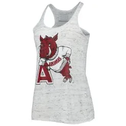 Women's Homefield Ash Arkansas Razorbacks Vintage Racerback Tank Top -Deals Arizona Wildcats Store DSCO1148313424 4097 ALT2