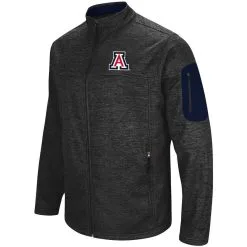 Colosseum Men's Heathered Charcoal Arizona Wildcats Anchor Full-Zip Jacket -Deals Arizona Wildcats Store DSCO1148316330 4135 ALT2
