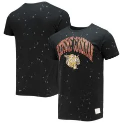 Original Retro Brand Men's Black Bethune-Cookman Wildcats Bleach Splatter T-Shirt -Deals Arizona Wildcats Store DSCO1148318098 1007 ALT1