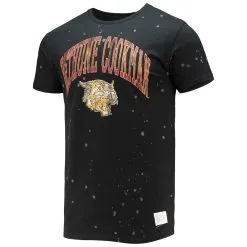 Original Retro Brand Men's Black Bethune-Cookman Wildcats Bleach Splatter T-Shirt -Deals Arizona Wildcats Store DSCO1148318098 1007 ALT2