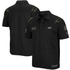 Men's Colosseum Black Arkansas Razorbacks OHT Military Appreciation Sierra Polo -Deals Arizona Wildcats Store DSCO1148320815 1007 ALT1