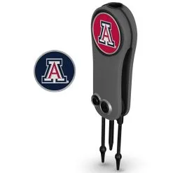 Team Effort Arizona Wildcats Switchblade Repair Tool & Two Ball Markers