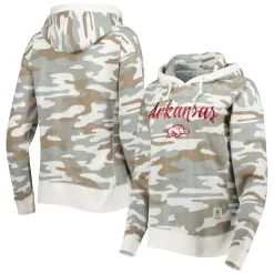 Pressbox Women's Camo Arkansas Razorbacks San Pablo Pullover Hoodie