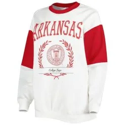Gameday Couture Women's White Arkansas Razorbacks It's A Vibe Dolman Pullover Sweatshirt -Deals Arizona Wildcats Store DSCO1150497938 3550 ALT2