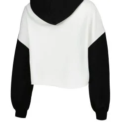 Women's Gameday Couture White/Black Arkansas Razorbacks Good Time Color Block Cropped Hoodie -Deals Arizona Wildcats Store DSCO1150499279 3550 ALT3