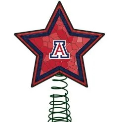 The Memory Company Arizona Wildcats Mosaic Tree Topper