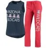 Concepts Sport Women's Navy/Red Arizona Wildcats Team Tank Top & Pants Sleep Set -Deals Arizona Wildcats Store DSCO1151453340 REDBLU