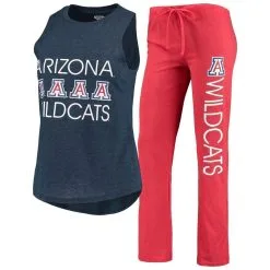 Concepts Sport Women's Navy/Red Arizona Wildcats Team Tank Top & Pants Sleep Set