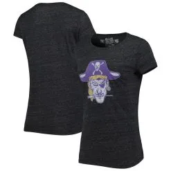 Original Retro Brand Women's Black ECU Pirates Vault Tri-Blend T-Shirt