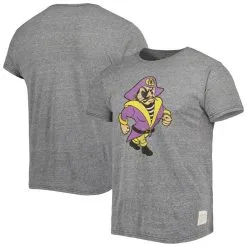 Original Retro Brand Men's Heather Gray ECU Pirates Vault Strutting PeeDee Tri-Blend T-Shirt -Deals Arizona Wildcats Store DSCO1151957861 1927 ALT1