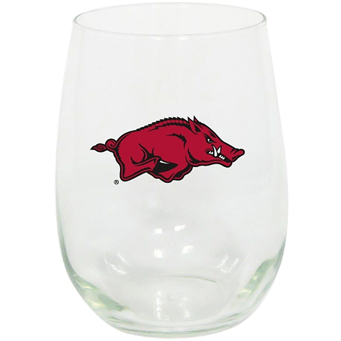 The Memory Company Arkansas Razorbacks 15oz. Stemless Wine Glass 3 The Memory Company Arkansas Razorbacks 15oz. Stemless Wine Glass