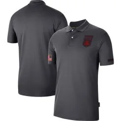 Nike Men's Anthracite Arizona Wildcats Victory Military Appreciation Performance Polo -Deals Arizona Wildcats Store DSCO1152520689 4096 ALT1