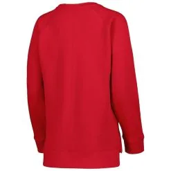 Pressbox Women's Crimson Arkansas Razorbacks Steamboat Animal Print Raglan Pullover Sweatshirt -Deals Arizona Wildcats Store DSCO1152521840 4633 ALT3