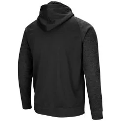 Men's Colosseum Black Arizona Wildcats Blackout 3.0 Tonal Raglan Full-Zip Hoodie -Deals Arizona Wildcats Store DSCO1152864897 1007 ALT3