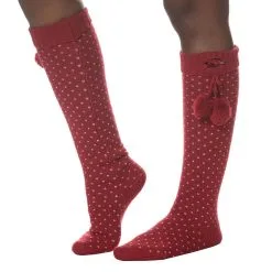 ZooZatz Women's Cardinal Arkansas Razorbacks Knee High Socks