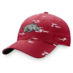 Women's Top Of The World Cardinal Arkansas Razorbacks OHT Military Appreciation Betty Adjustable Hat