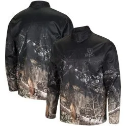 Colosseum Men's Black/Realtree Camo Arizona Wildcats Quarter-Zip Jacket -Deals Arizona Wildcats Store DSCO1153017917 1007 ALT1