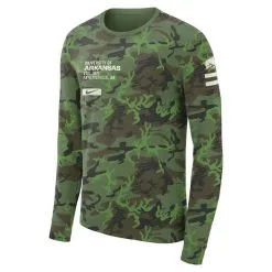 Nike Men's Camo Arkansas Razorbacks Military Long Sleeve T-Shirt -Deals Arizona Wildcats Store DSCO1153019458 BGrd ALT2