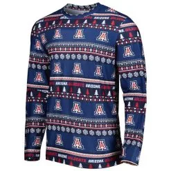 Men's Concepts Sport Navy Arizona Wildcats Swivel Long Sleeve T-Shirt & Pants Sleep Set -Deals Arizona Wildcats Store DSCO1153020395 1320 ALT2