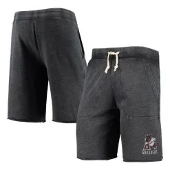 Alternative Apparel Men's Heathered Black Arkansas Razorbacks Victory Lounge Shorts