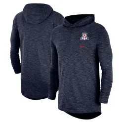 Nike Men's Navy Arizona Wildcats Slub Performance Long Sleeve Hoodie T-Shirt -Deals Arizona Wildcats Store DSCO1153028540 1320 ALT1