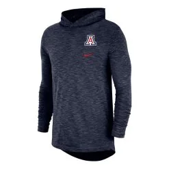 Nike Men's Navy Arizona Wildcats Slub Performance Long Sleeve Hoodie T-Shirt -Deals Arizona Wildcats Store DSCO1153028540 1320 ALT2