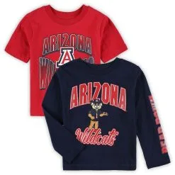 Outerstuff Preschool Navy/Red Arizona Wildcats Game Day T-Shirt Combo Pack