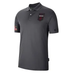 Nike Men's Anthracite Arkansas Razorbacks Victory Military Appreciation Performance Polo -Deals Arizona Wildcats Store DSCO1154723033 4096 ALT2