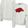 Women's Gameday Couture Heather Gray Arkansas Razorbacks Chenille Patch Fleece Pullover Sweatshirt 2 Women's Gameday Couture Heather Gray Arkansas Razorbacks Chenille Patch Fleece Pullover Sweatshirt -Deals Arizona Wildcats Store DSCO1155769794 1927