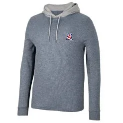 Men's Colosseum Navy Arizona Wildcats Ballot Waffle-Knit Thermal Long Sleeve Hoodie T-Shirt -Deals Arizona Wildcats Store DSCO1155956679 1320 ALT2