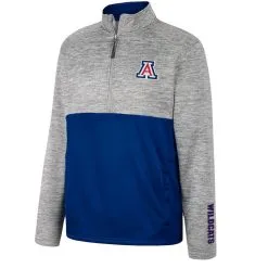 Colosseum Men's Gray Arizona Wildcats John Half-Zip Jacket -Deals Arizona Wildcats Store DSCO1156133028 1927 ALT2