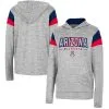Colosseum Youth Heather Gray Arizona Wildcats Tartookas Long Sleeve Hoodie T-Shirt -Deals Arizona Wildcats Store DSCO1156317863 1927