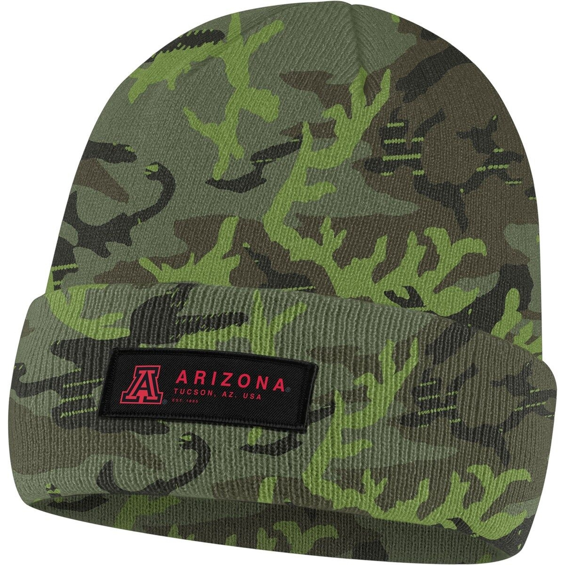 Men's Nike Camo Arizona Wildcats Veterans Day Cuffed Knit Hat 4 Men's Nike Camo Arizona Wildcats Veterans Day Cuffed Knit Hat - Image 2