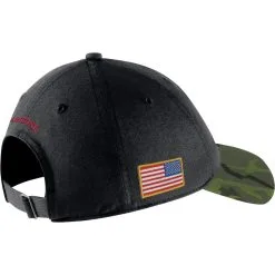 Nike Men's Black/Camo Arizona Wildcats Veterans Day 2Tone Legacy91 Adjustable Hat -Deals Arizona Wildcats Store DSCO1157449446 1007 ALT2