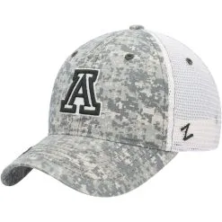 Men's Zephyr Camo/White Arizona Wildcats OHT Military Appreciation Ranger 2 Trucker Snapback Hat -Deals Arizona Wildcats Store DSCO1157568745 4500 ALT3