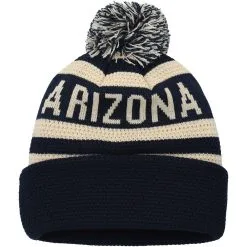 Zephyr Men's Navy Arizona Wildcats Klammer Cuffed Knit Hat With Pom -Deals Arizona Wildcats Store DSCO1157587960 1320 ALT2