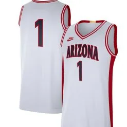 Nike Men's #1 White Arizona Wildcats Limited Retro Jersey