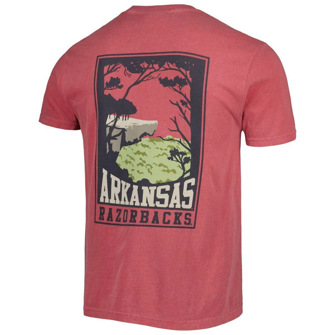 Image One Men's Crimson Arkansas Razorbacks Hyperlocal Tree T-Shirt 6 Image One Men's Crimson Arkansas Razorbacks Hyperlocal Tree T-Shirt - Image 4