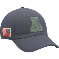 Nike Men's Charcoal Arizona Wildcats Veterans Day Tactical Heritage86 Performance Adjustable Hat
