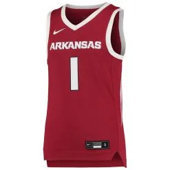 Nike Youth #1 Cardinal Arkansas Razorbacks Team Replica Basketball Jersey -Deals Arizona Wildcats Store DSCO1158093347 4633 ALT2