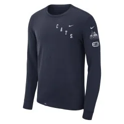 Nike Men's Navy Arizona Wildcats Repeat Logo 2-Hit Long Sleeve T-Shirt -Deals Arizona Wildcats Store DSCO1158819177 1320 ALT2